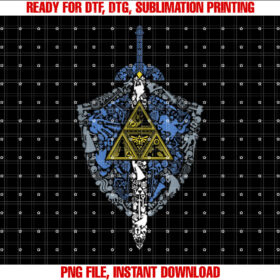 Nintendo Zelda Hylian Shield Element S Graphic T-shirt