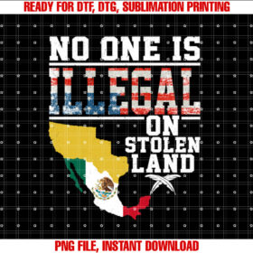 No One is Illegal on Stolen Land Gifts Native Americans T-shirt