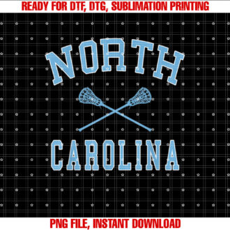 North Carolina Lacrosse Vintage NC LAX Weathered T-shirt