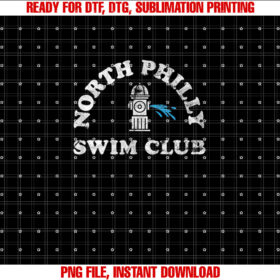 North Philly Swim Club Funny Philadelphia Hood Urban 215 T-shirt