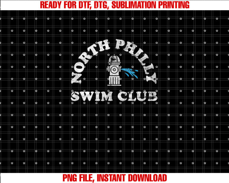 North Philly Swim Club Funny Philadelphia Hood Urban 215 T-shirt