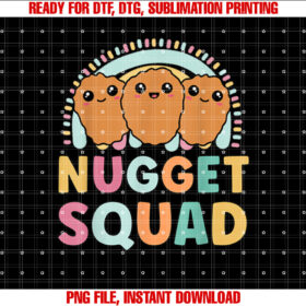 Nuggets Squad Funny for Girls Chicken Nuggets T-shirt