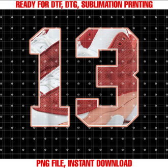 Number 13 Dune Red 13s Tee For Men Women T-shirt