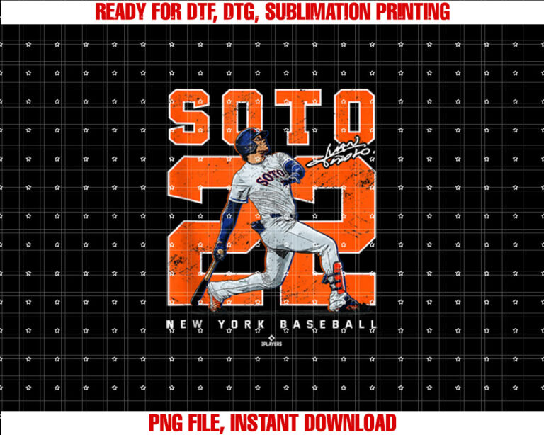 Number Portrait Juan Soto New York Baseball MLBPA T-shirt