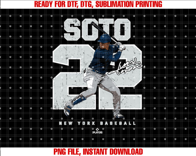 Number and Portrait Juan Soto New York MLBPA Sweat T-shirt