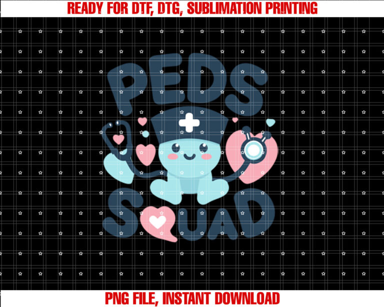 Nursing Pediatrician Squads PEDS Nurses T-shirt