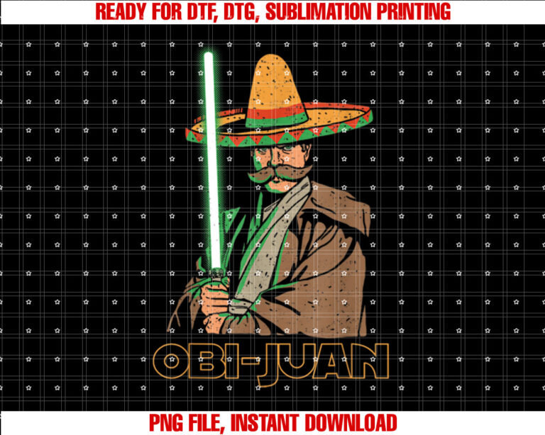 Obi Juan Funny Cinco De Mayo Mexican Movie Nerd Lover T-shirt