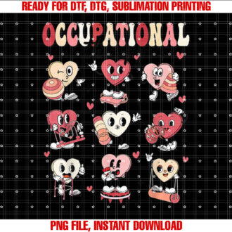 Occupational Therapy Candy Sweet Heart OT Valentines Day T-shirt