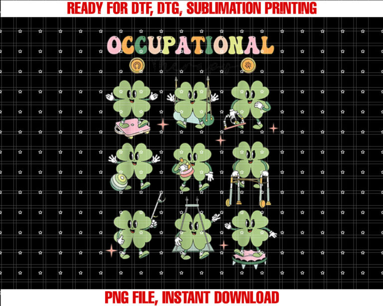 Occupational Therapy OT Lucky Shamrock Saint Patricks Day T-shirt