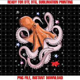 Octopus for Men Women Boys Girls Kids T-shirt