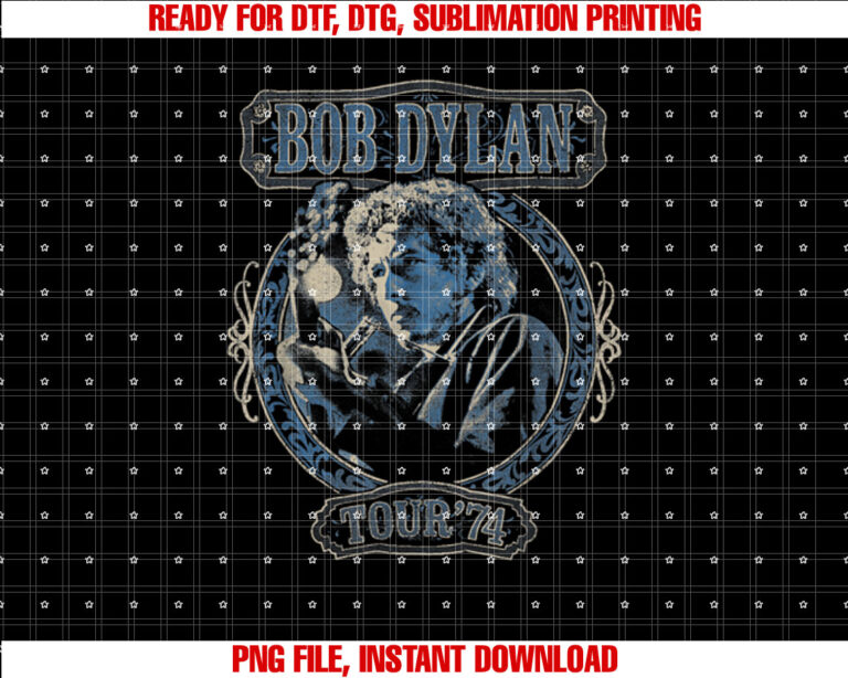 Official Bob Dylan Tour 74 T-shirt