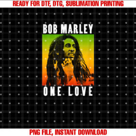 Official Bob Marley One Love Gradient T-shirt