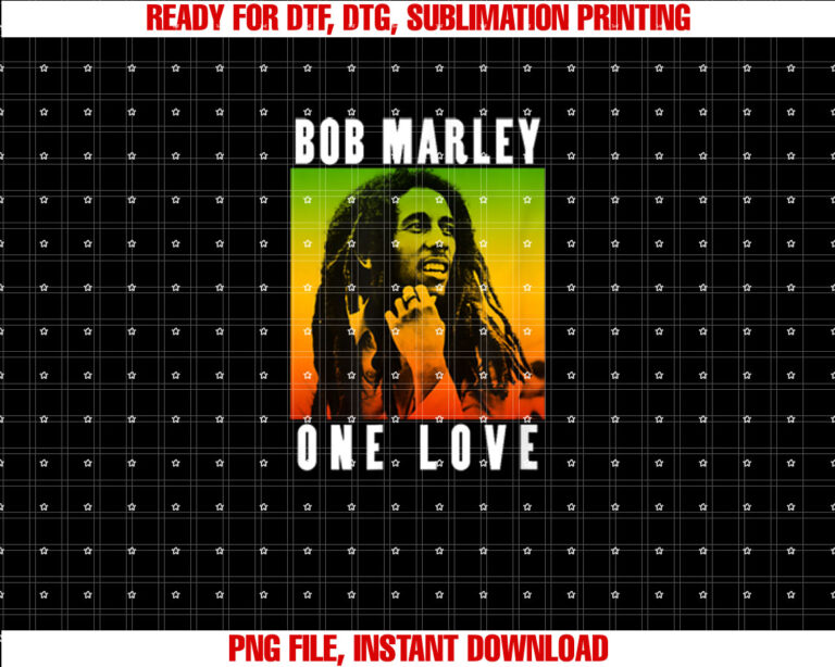 Official Bob Marley One Love Gradient T-shirt