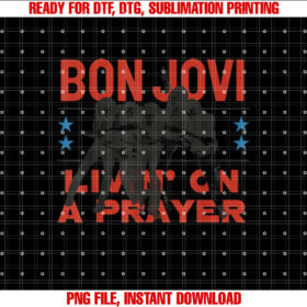 Official Bon Jovi Livin on a Prayer T-shirt