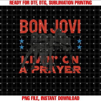Official Bon Jovi Livin On A Prayer T-shirt