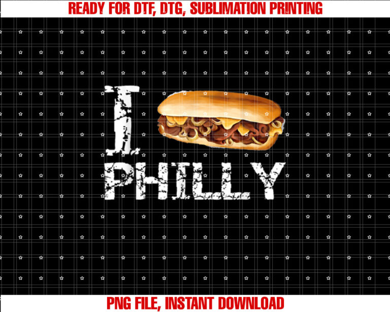 Official I Love Philly Cheesesteak T-shirt