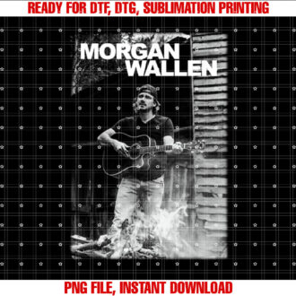 Official Morgan Wallen Guitar Photo T-shirt