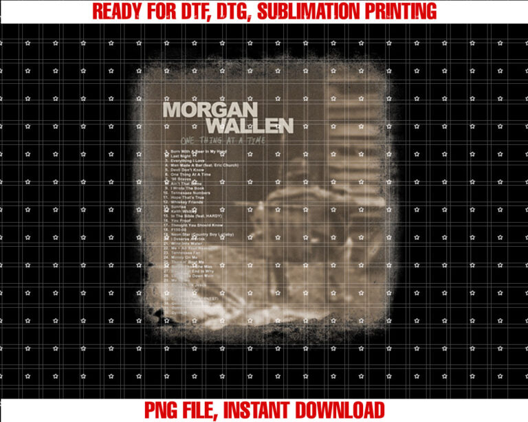 Official Morgan Wallen Tracklist T-shirt