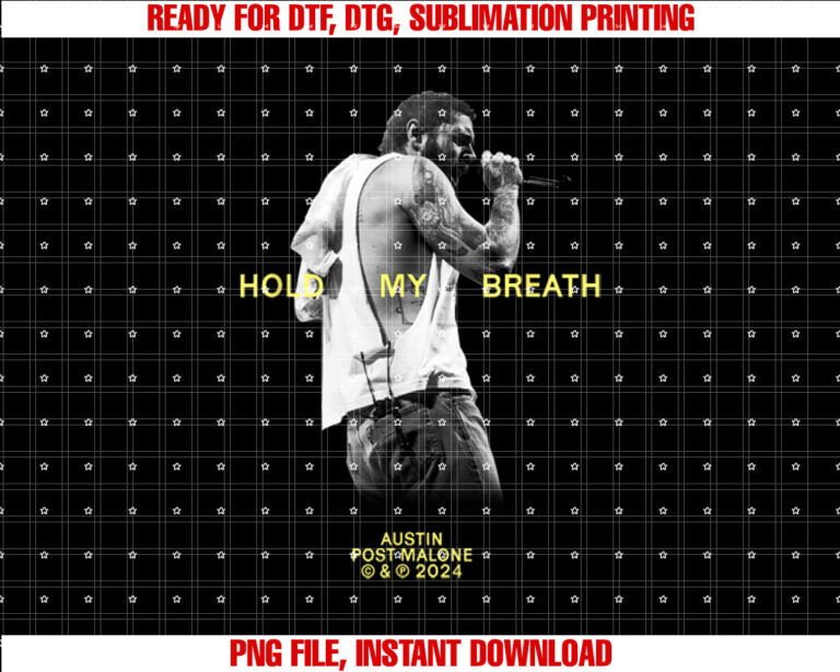 Official Post Malone Hold My Breath T-shirt