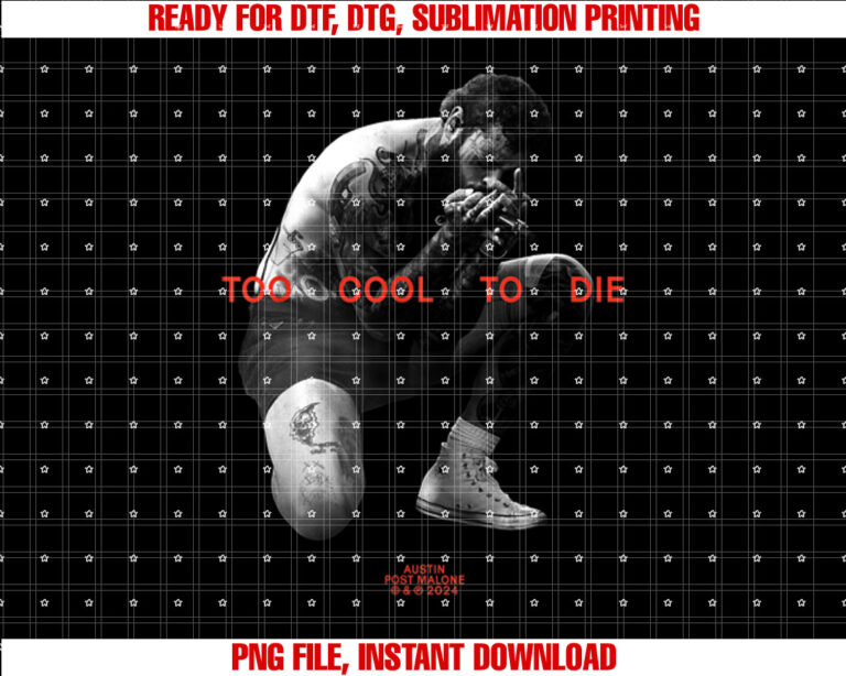 Official Post Malone Too Cool To Die T-shirt