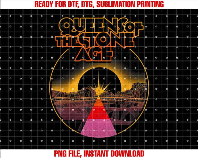 Official Queens Of The Stone Age Desert Sun T-shirt