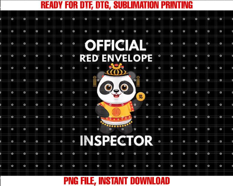 Official Red Envelope Inspector Lunar Chinese New Year Gift T-shirt