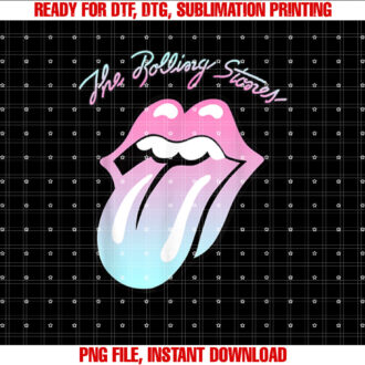 Official Rolling Stones Gradient Tongue T-shirt