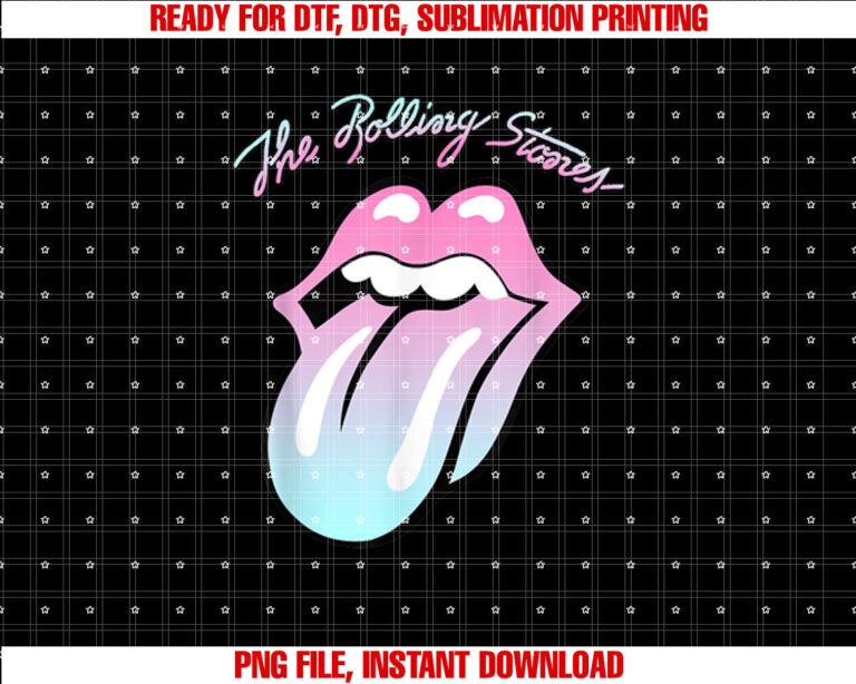 Official Rolling Stones Gradient Tongue T-shirt