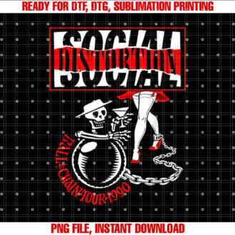 Official Social Distortion Ball and Chain T-shirt