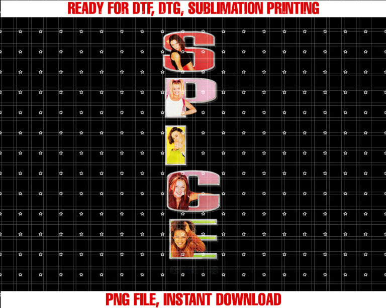 Official Spice Girls Stacked T-shirt