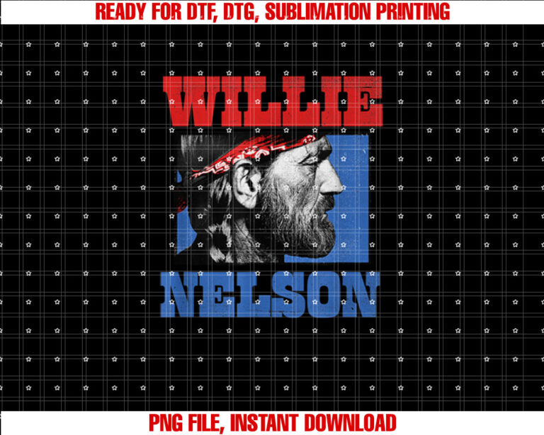 Official Willie Nelson Bandana T-shirt