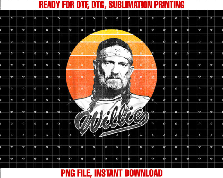 Official Willie Nelson Sunset Photo T-shirt
