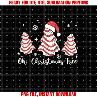 Oh Christmas Tree Cakes Debbie Funny Christmas Snack Cake T-shirt