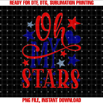 Oh My Stars Fireworks 4th Of July Independence Day T-shirt
