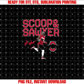 Ohio State Football Jack Sawyer Scoop And Score T-shirt