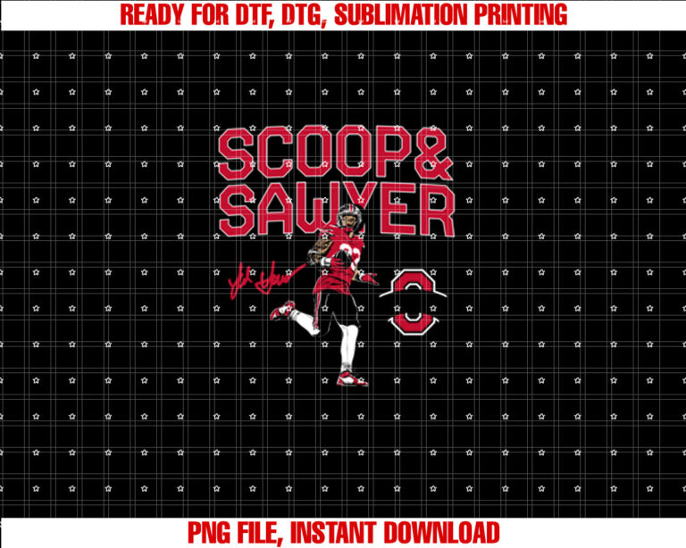 Ohio State Football Jack Sawyer Scoop And Score T-shirt