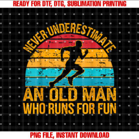 Old Man Running Humor Fitness Lover Funny Senior Runner T-shirt