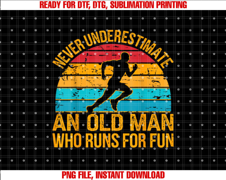 Old Man Running Humor Fitness Lover Funny Senior Runner T-shirt