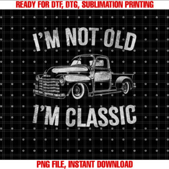 Old Pickup Truck Graphic Im Not Old Im Classic Trucker T-shirt