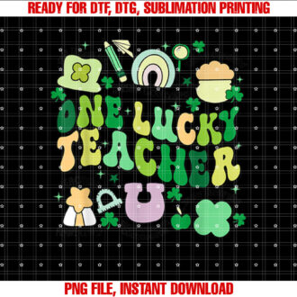 One Lucky Teacher St Patricks Day Irish Teacher Lucky Era T-shirt