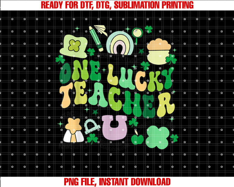 One Lucky Teacher St Patricks Day Irish Teacher Lucky Era T-shirt