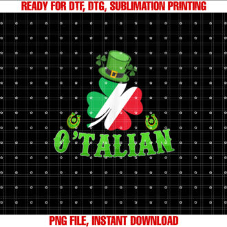 Otalian Irish Italian Flag Shamrock Italy St Patricks Day T-shirt
