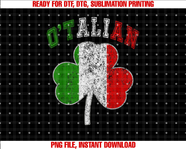 Otalian St Patricks Day Italian Italy Flag Italia T-shirt