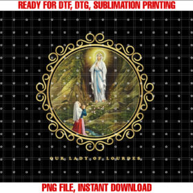 Our Lady of Lourdes St Bernadette Immaculate Mary Catholic T-shirt