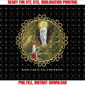 Our Lady of Lourdes St Bernadette Immaculate Mary Catholic T-shirt