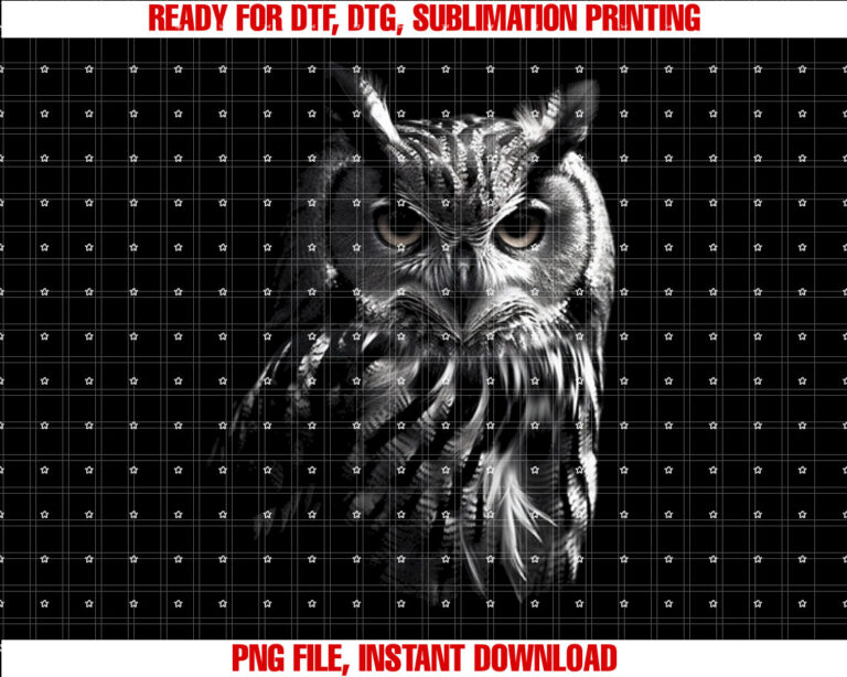 Owl Artwork Bird Art Animal Owl T-shirt