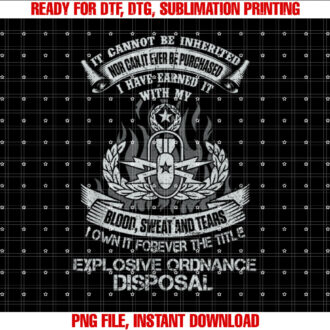 Own Forever The Title Explosive Ordnance Disposal EOD Tech T-shirt