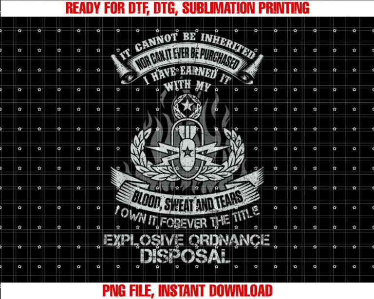 Own Forever The Title Explosive Ordnance Disposal EOD Tech T-shirt