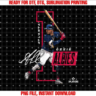 Ozzie Albies Atlanta Baseball MLB Players MLBALB4010 T-shirt