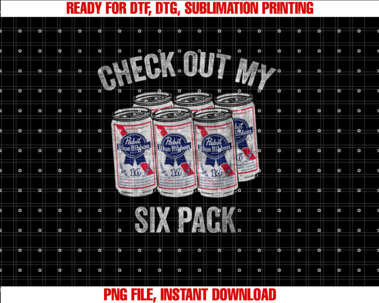 Pabst Check Out My Six Pack T-shirt